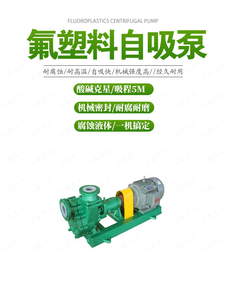 FZB型氟塑料自吸泵(圖（tú）1)