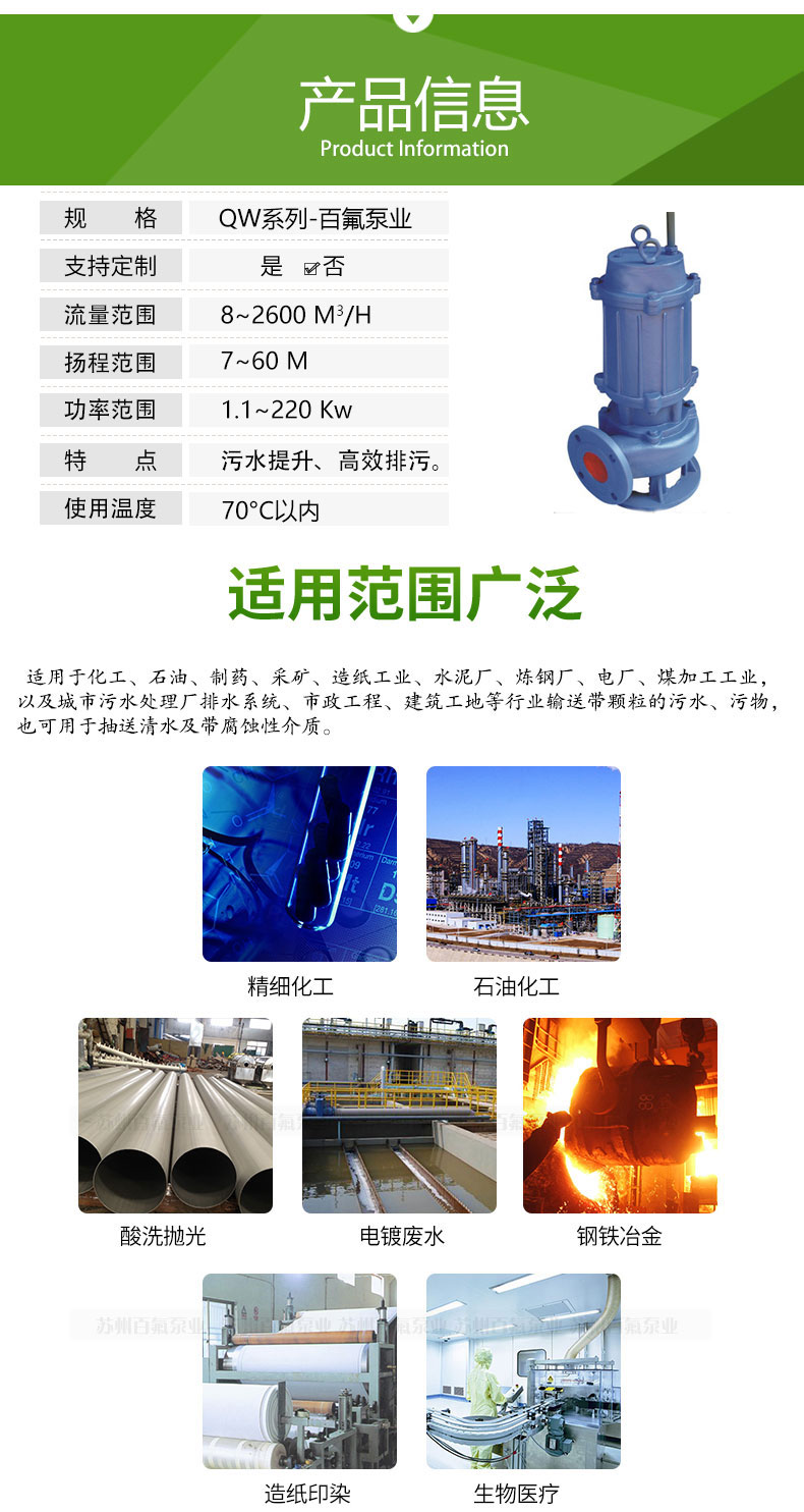 QW型潛水排汙泵(圖3)