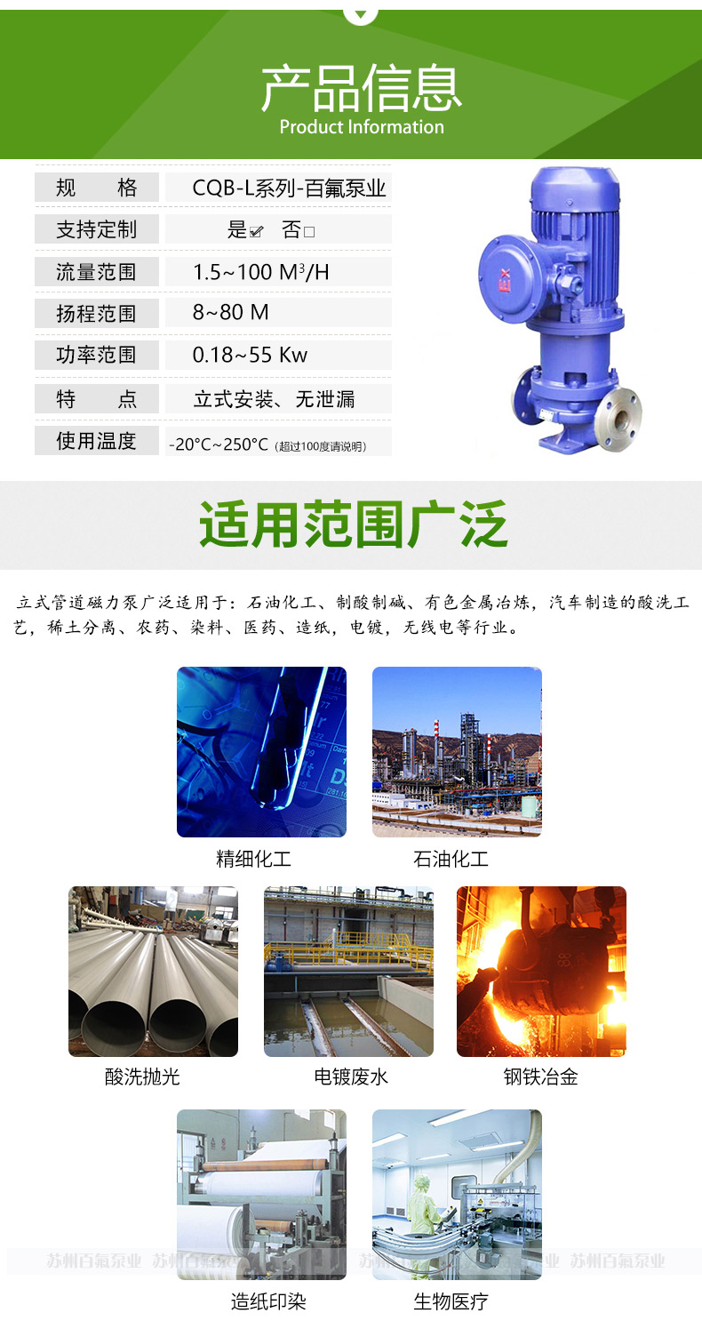 CQB-L型（xíng）立式管道磁力泵(圖3)