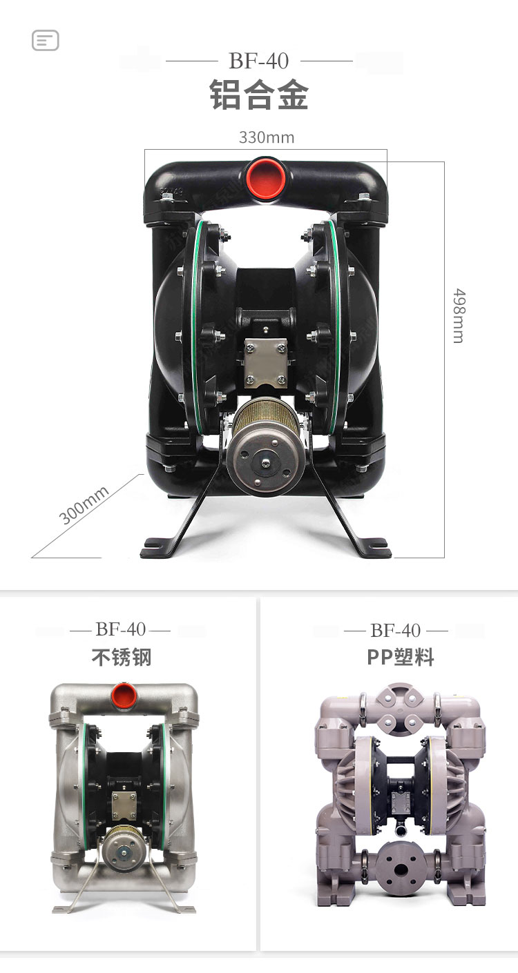 BF型大流量（liàng）氣動隔膜泵(圖7)