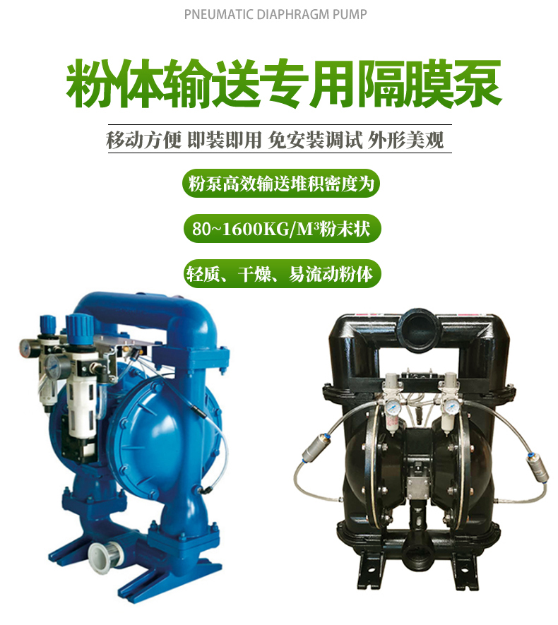 BFT型粉體輸送專用隔膜泵(圖1)